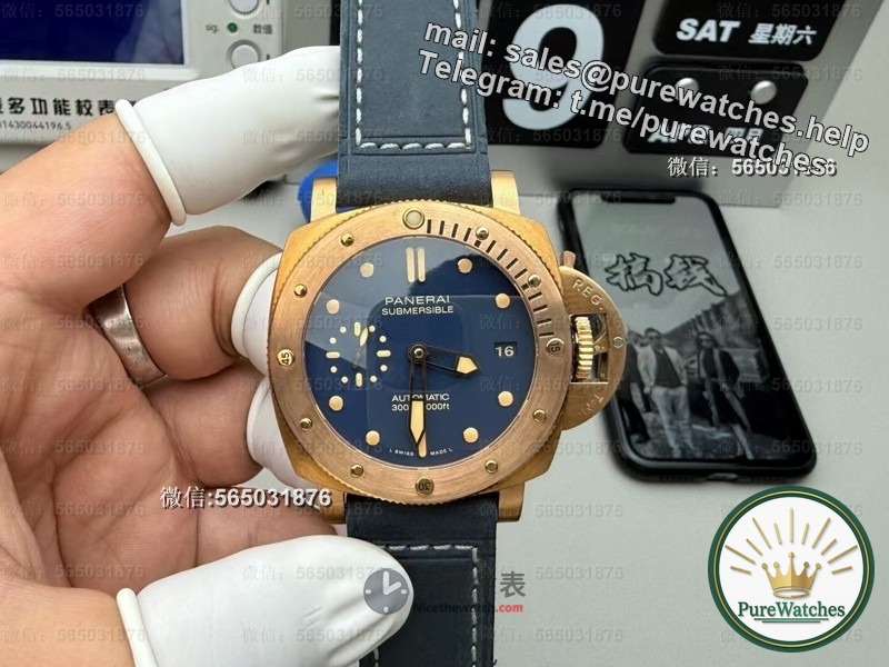 Nine days off? It is better to choose VS factory directly! The 42mm bronze Panerai 1074 is a blast to experience!