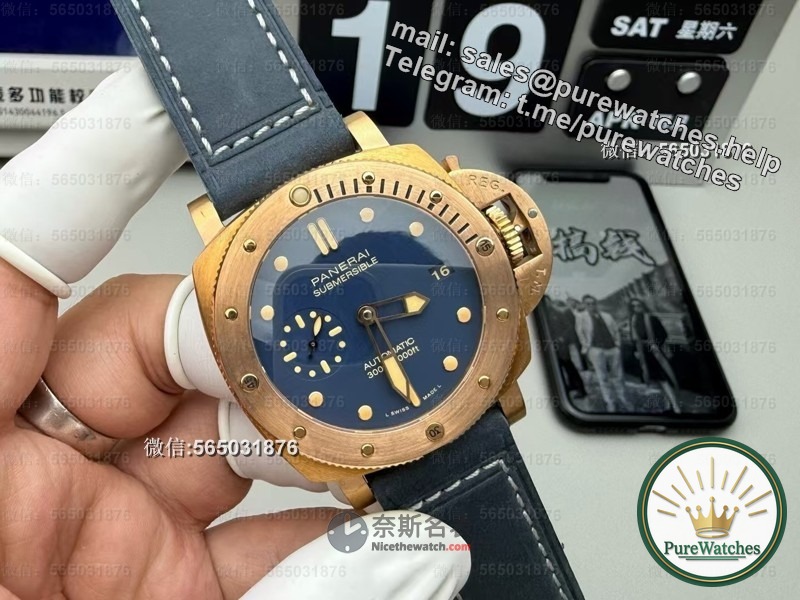 Nine days off? It is better to choose VS factory directly! The 42mm bronze Panerai 1074 is a blast to experience!