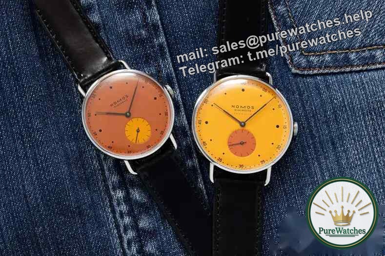 Nomos’ latest limited edition! Metro Neomatik watch with double orange color is launched for the first time, and the two-color dial is so beautiful