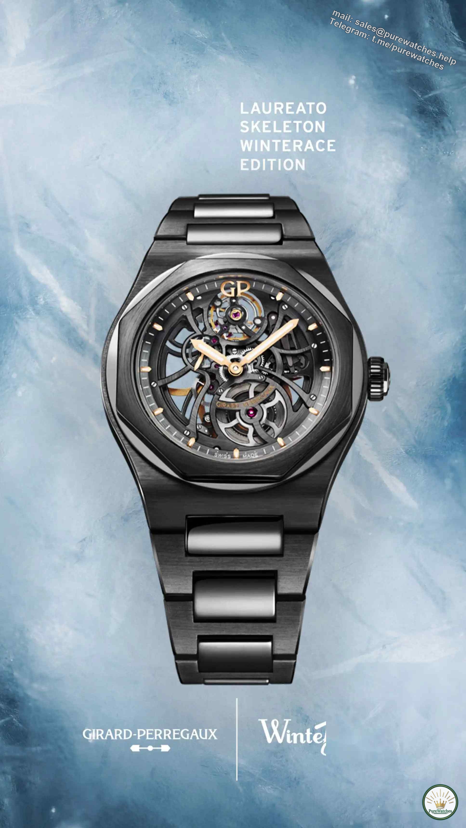 GP Girard-Perregaux’s 2023 big new product! Laureato hollow watch WinteRace special edition first review