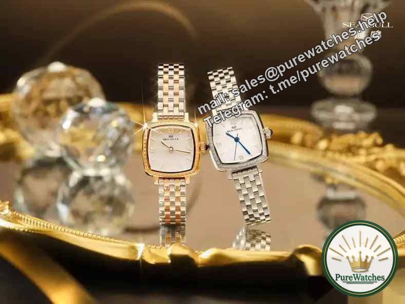 The light of domestic products in 2025! Seagull small gold brick women’s watch debuts, the Oriental gold brick design is amazing