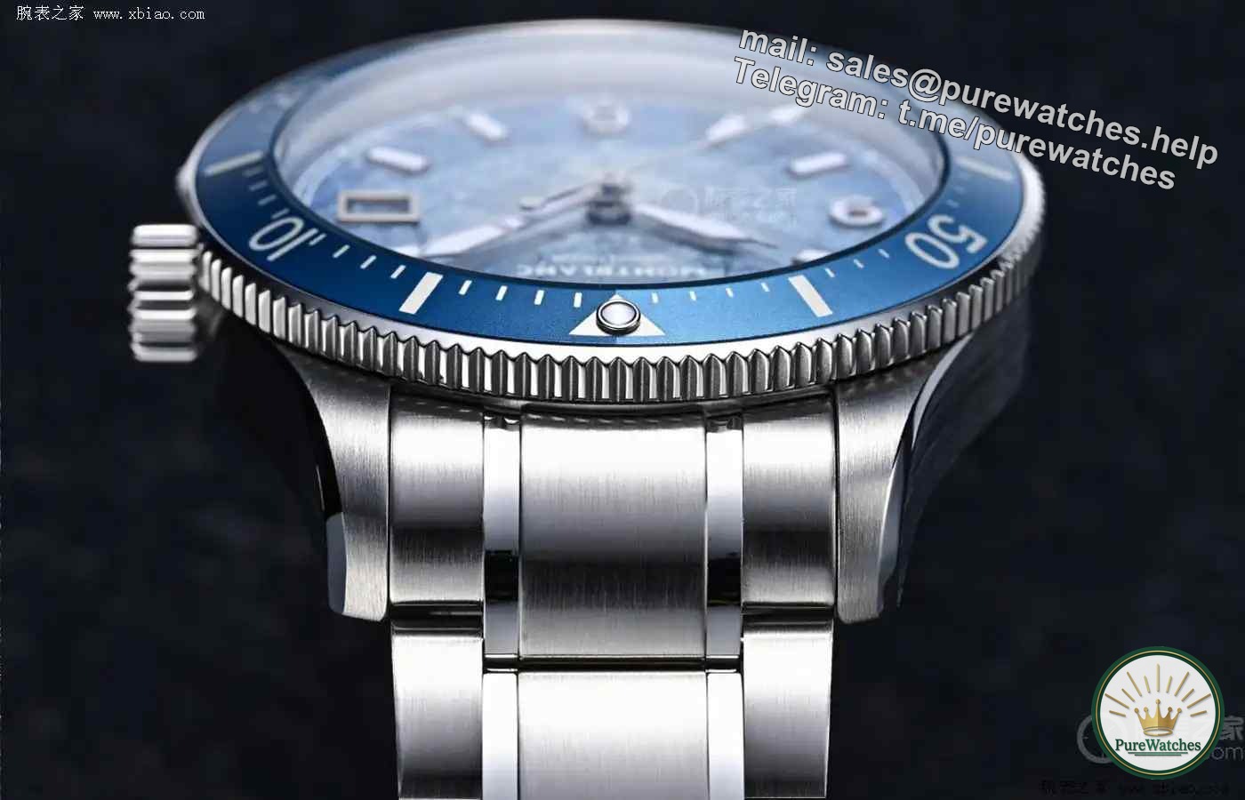 A must-have small-diameter diving watch in 2025! Montblanc Glacier series anaerobic technology measured