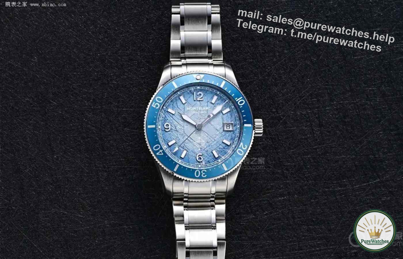 A must-have small-diameter diving watch in 2025! Montblanc Glacier series anaerobic technology measured