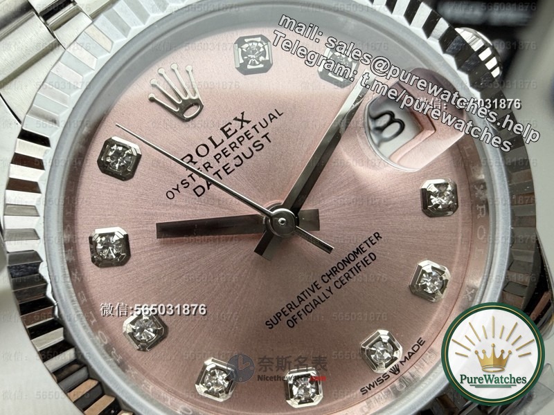 Are you on a limited budget but still want to travel? A+ Factory Rolex Pink Dial 31mm Diary Hands-On Test! The girl’s heart is bursting with excitement!