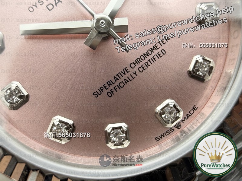 Are you on a limited budget but still want to travel? A+ Factory Rolex Pink Dial 31mm Diary Hands-On Test! The girl’s heart is bursting with excitement!
