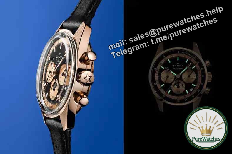 1/10 second extremely accurate! In-depth review of Zenith rose gold full calendar watch