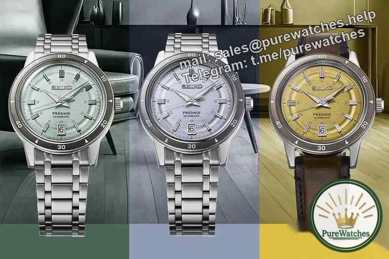 The ice green dish is so beautiful! Recommended three new models of Seiko Presage Style60s