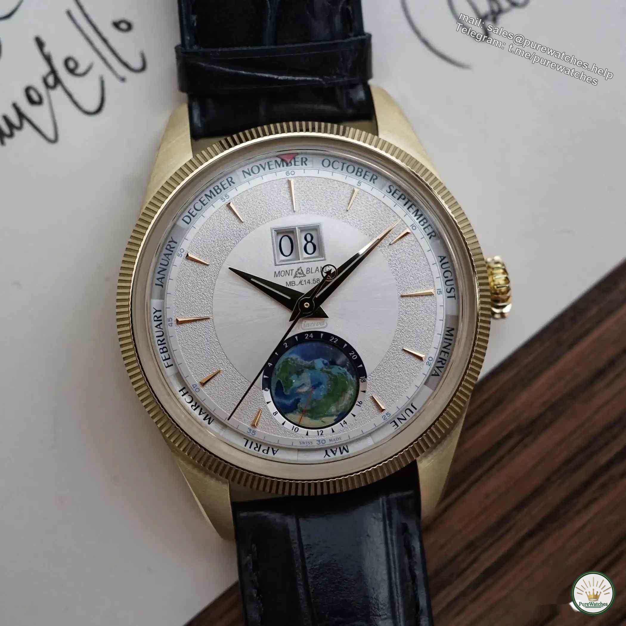 65 hours power reserve + dual hemisphere display! An in-depth analysis of the Montblanc 1858 Geosphere Annual Calendar watch