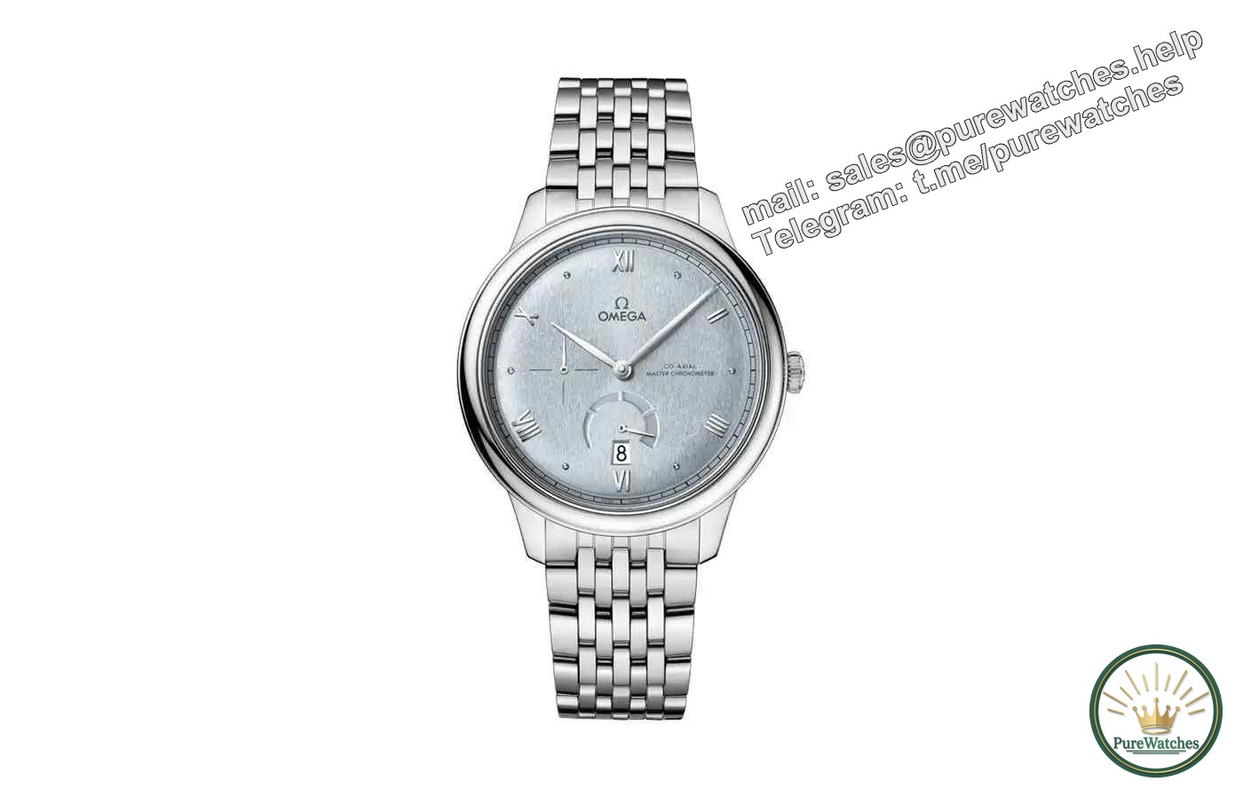 The gradient turquoise plate is so eye-catching! Real shot review of Omega Seamaster series
