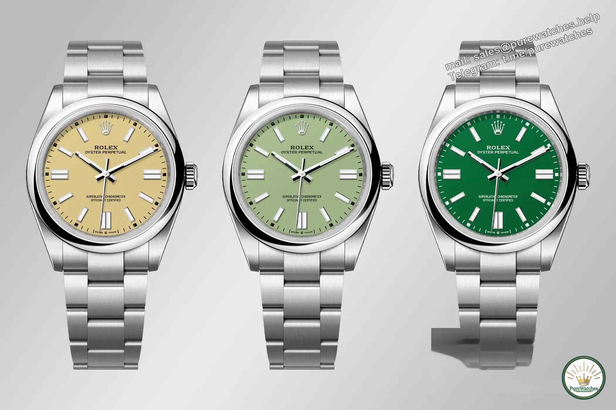 The new Rolex Oyster Perpetual 41 is on the market! Which one is more worth buying, sand beige or pistachio green?