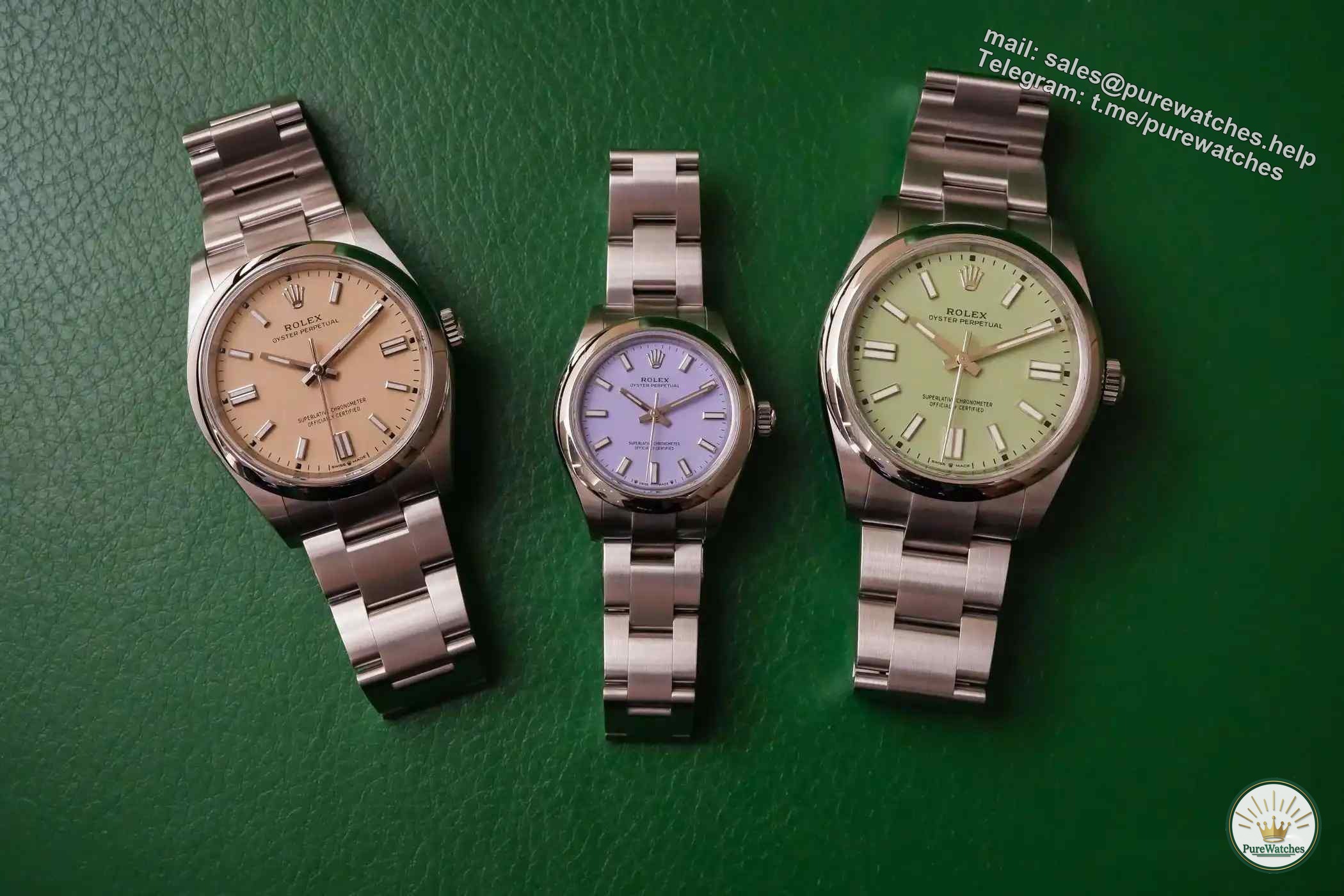 The new Rolex Oyster Perpetual 41 is on the market! Which one is more worth buying, sand beige or pistachio green?