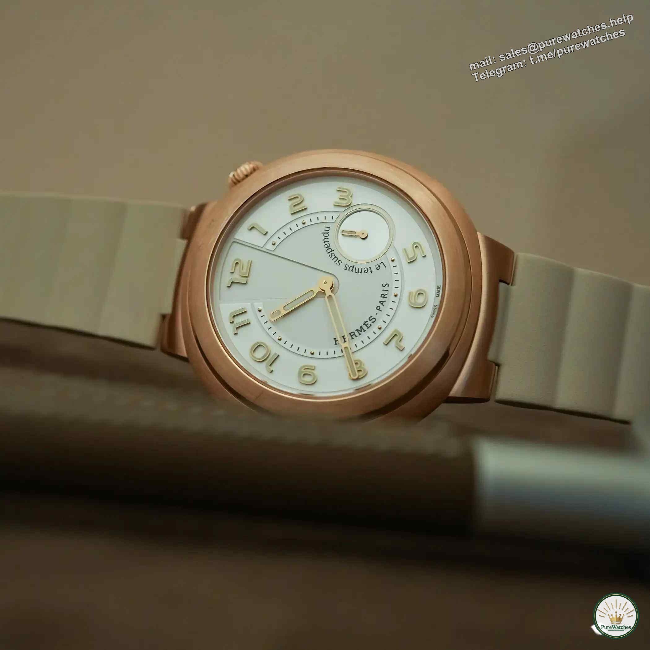 The new Hermès Cut watch! The time pause function is amazing!