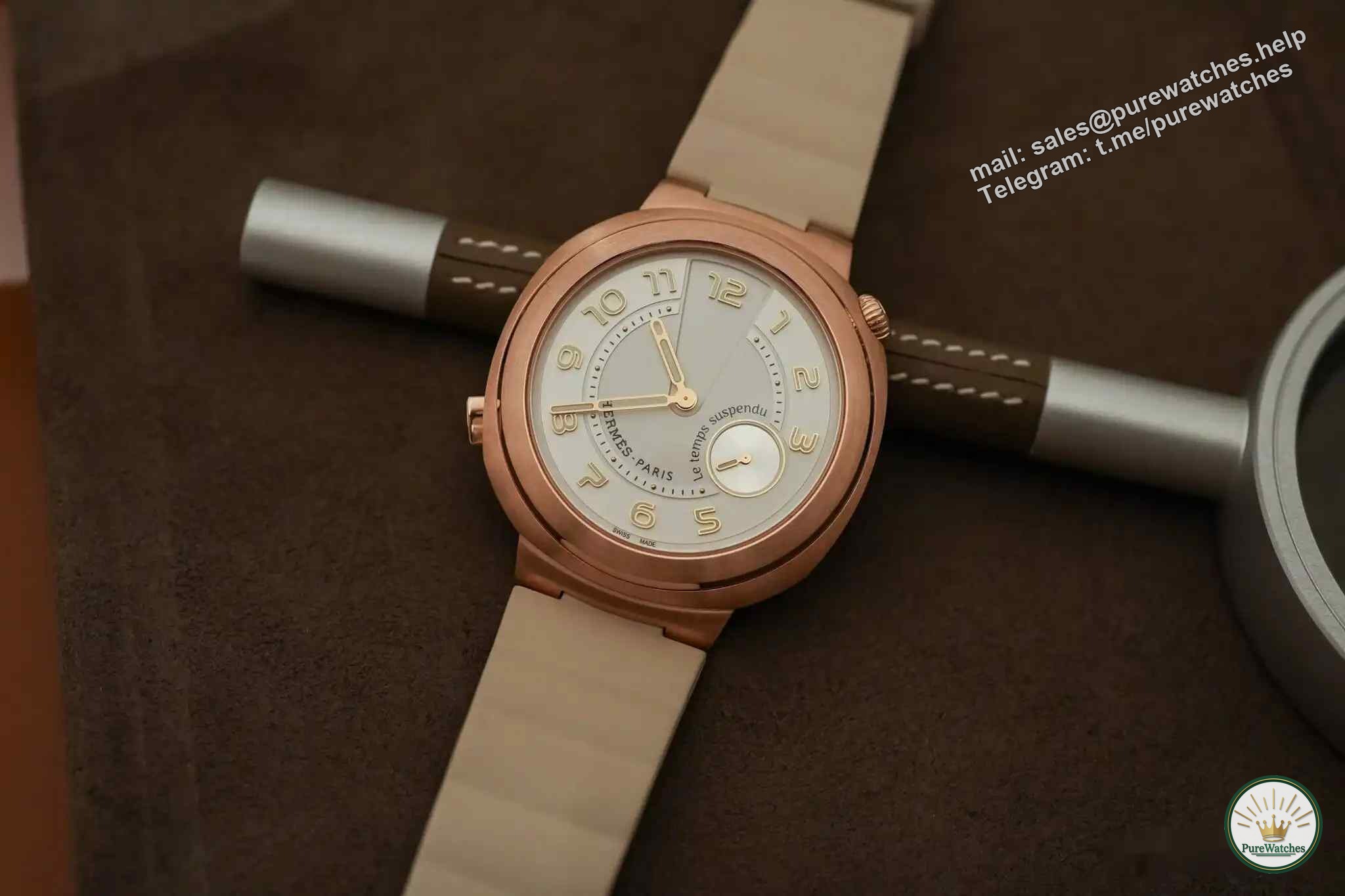 The new Hermès Cut watch! The time pause function is amazing!