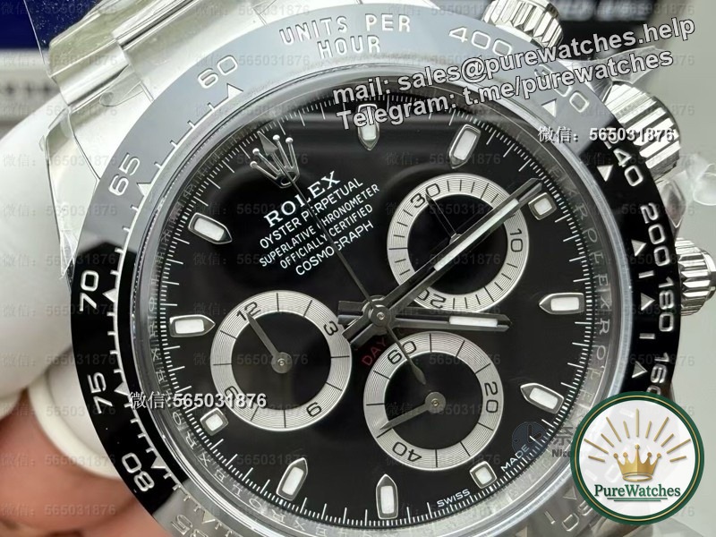 Clean Factory Black Pottery Daytona in-depth review! 4130 movement + AR steel belt, the hands-on experience exceeds expectations!