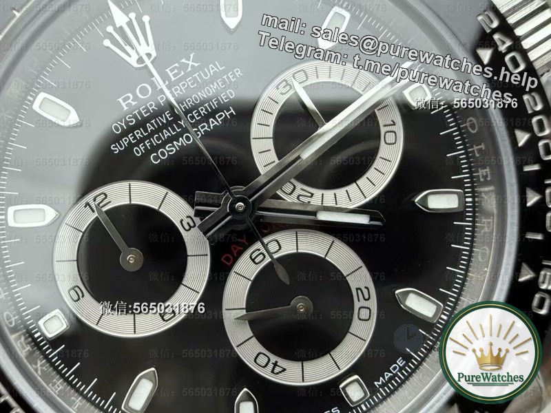 Clean Factory Black Pottery Daytona in-depth review! 4130 movement + AR steel belt, the hands-on experience exceeds expectations!