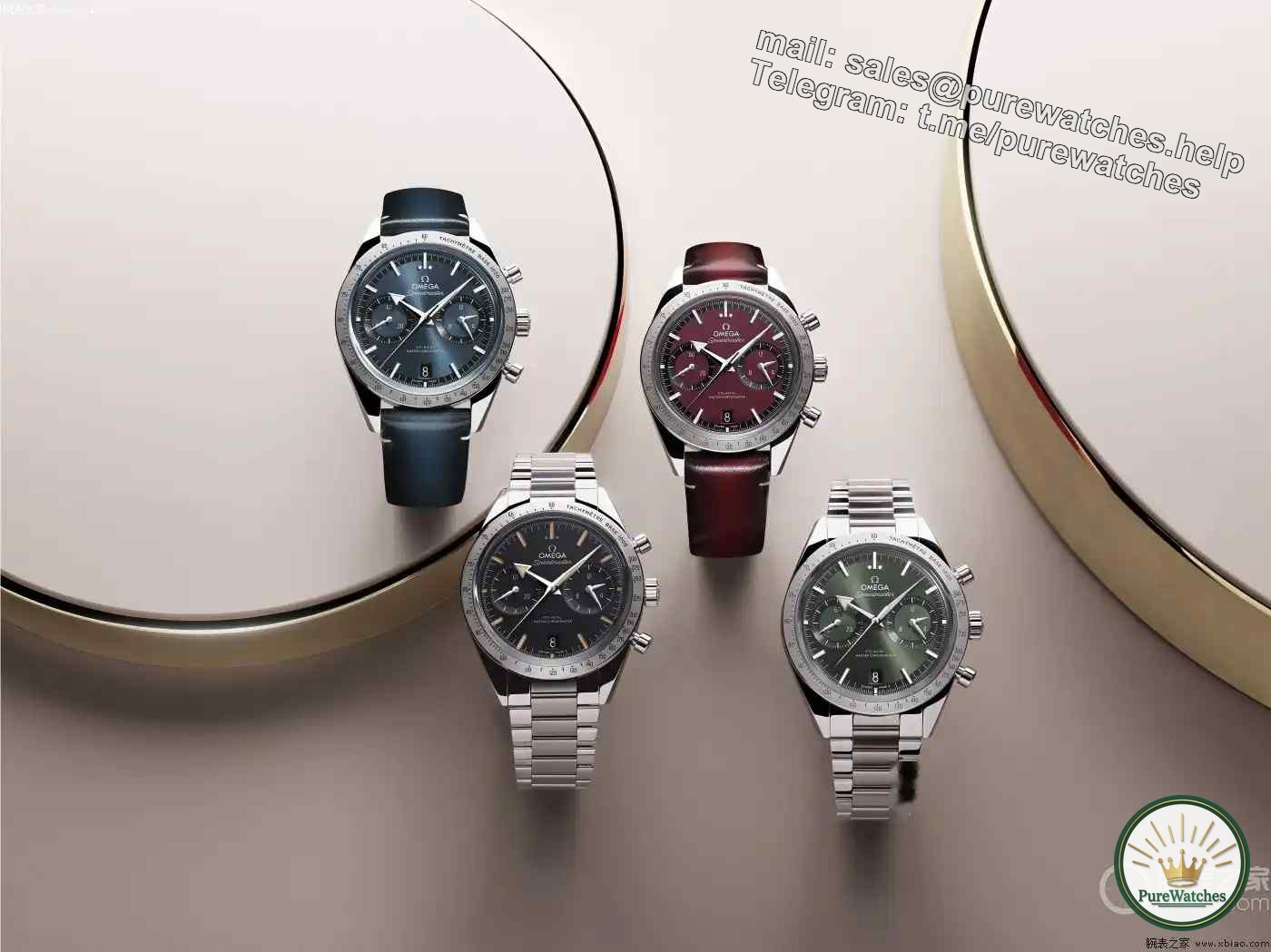 Omega burgundy red watch recommended! These three models are so worth buying