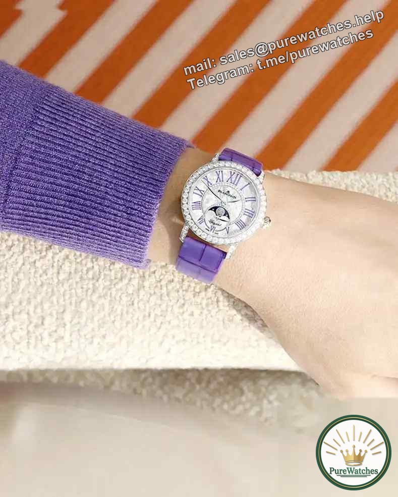 Heart-warming at first glance! The detailed analysis of the Blancpain ladies moon phase watch is so amazing