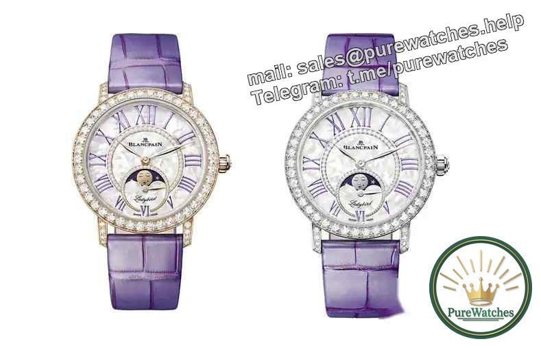 Heart-warming at first glance! The detailed analysis of the Blancpain ladies moon phase watch is so amazing