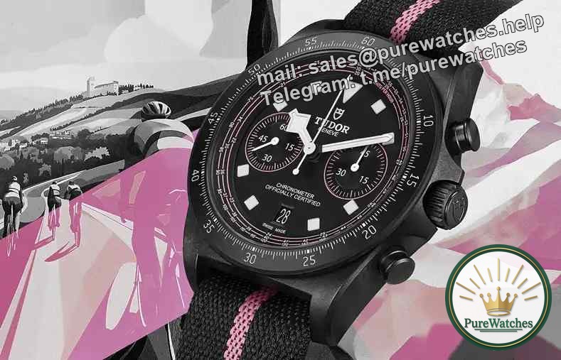 Stop staring at the green water ghost! Tudor FXD pink model is the new favorite