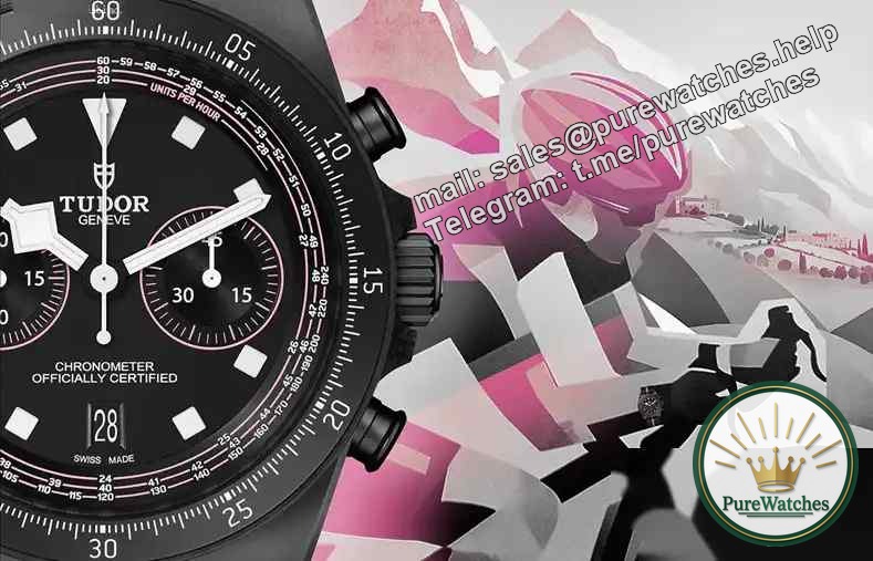 Stop staring at the green water ghost! Tudor FXD pink model is the new favorite