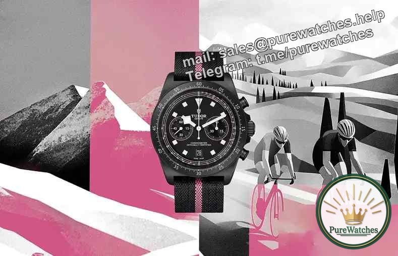 Stop staring at the green water ghost! Tudor FXD pink model is the new favorite