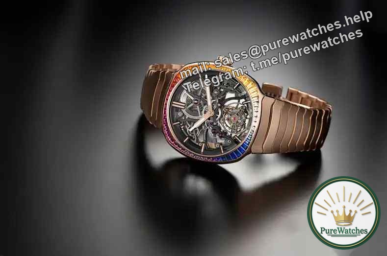 Don’t just look at Patek Philippe! This tourbillon from H. Moser & Cie. is the ceiling