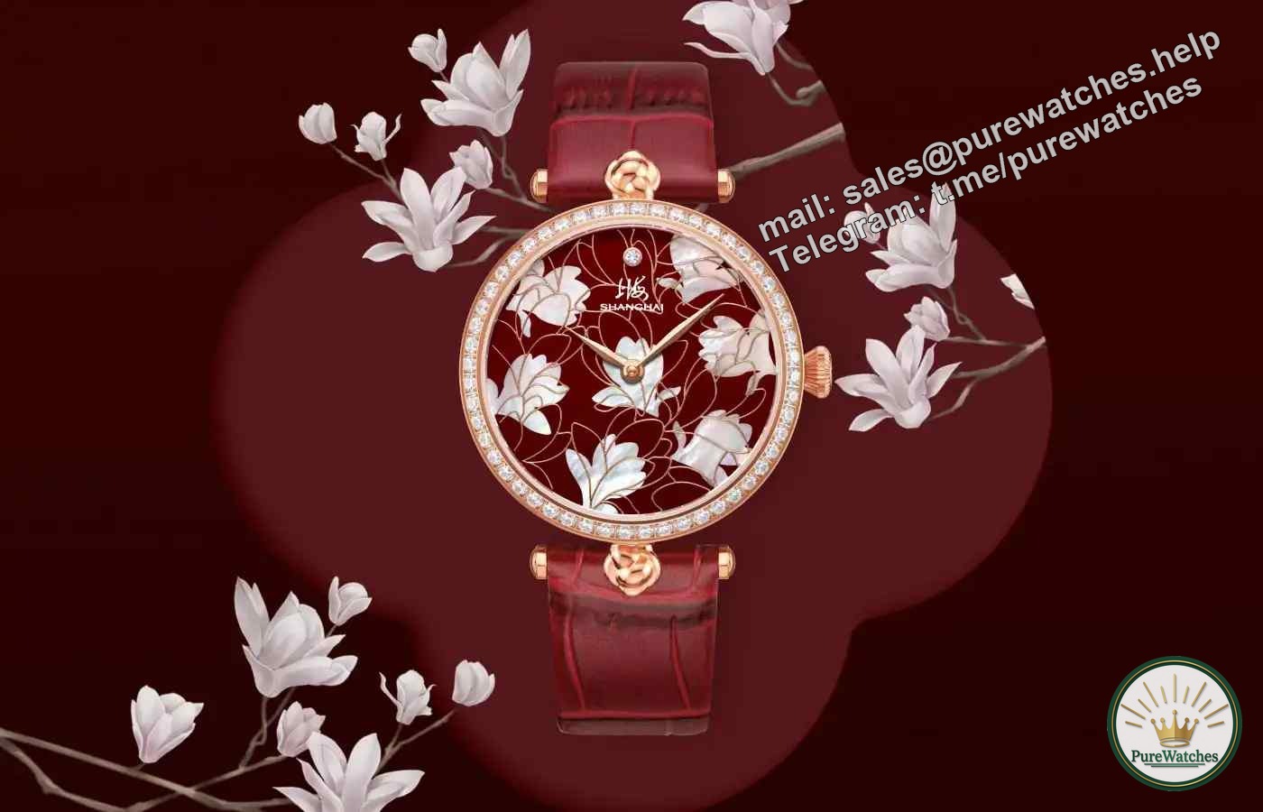 Mother’s Day gift guide: This 5,000 yuan Shanghai Watch Magnolia watch is breathtakingly beautiful!