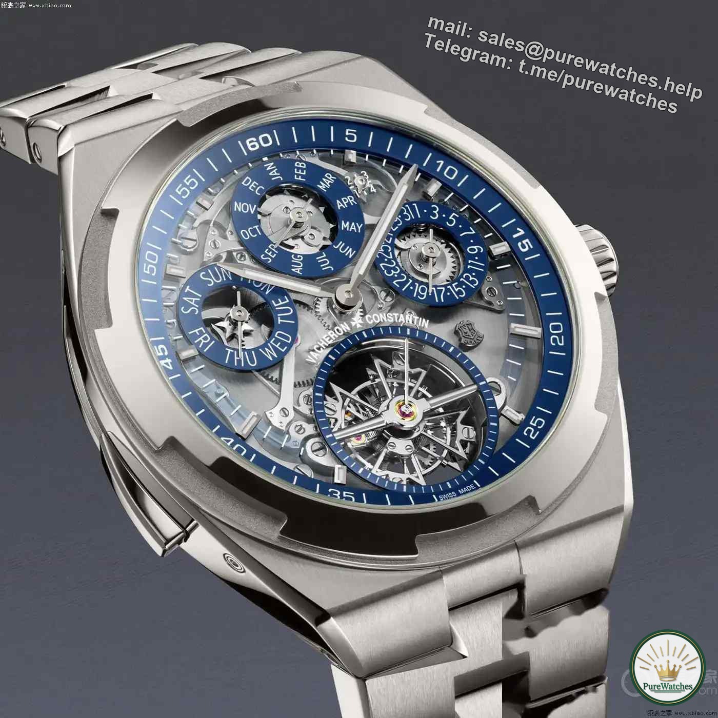 Titanium metal + minute repeater! Review of Vacheron Constantin Overseas Tourbillon Watch, this craftsmanship is amazing!