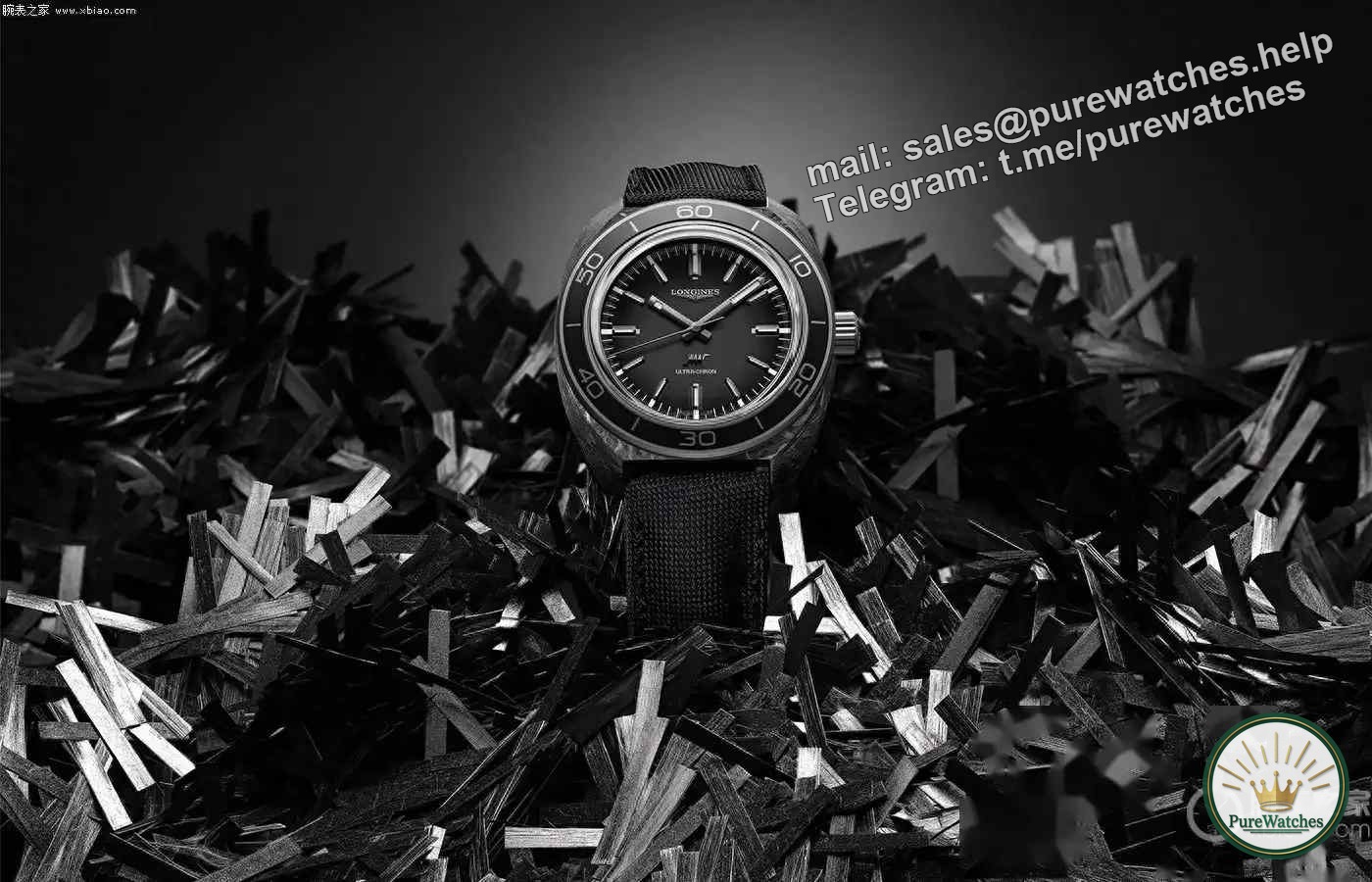 Blind box experience! Longines unboxes its first carbon fiber watch, each texture is unique