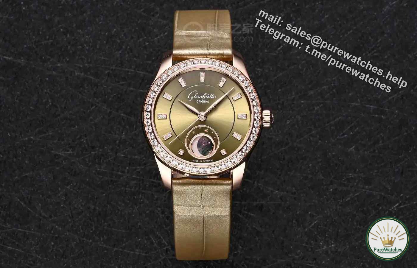 180,000 to buy the starry sky! Review of Glashütte’s original moon phase women’s watch, the error is only 1 day in 122 years, so amazing