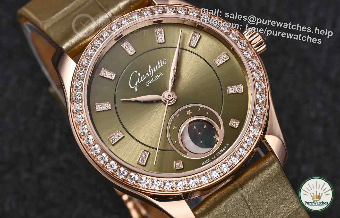 180,000 to buy the starry sky! Review of Glashütte’s original moon phase women’s watch, the error is only 1 day in 122 years, so amazing