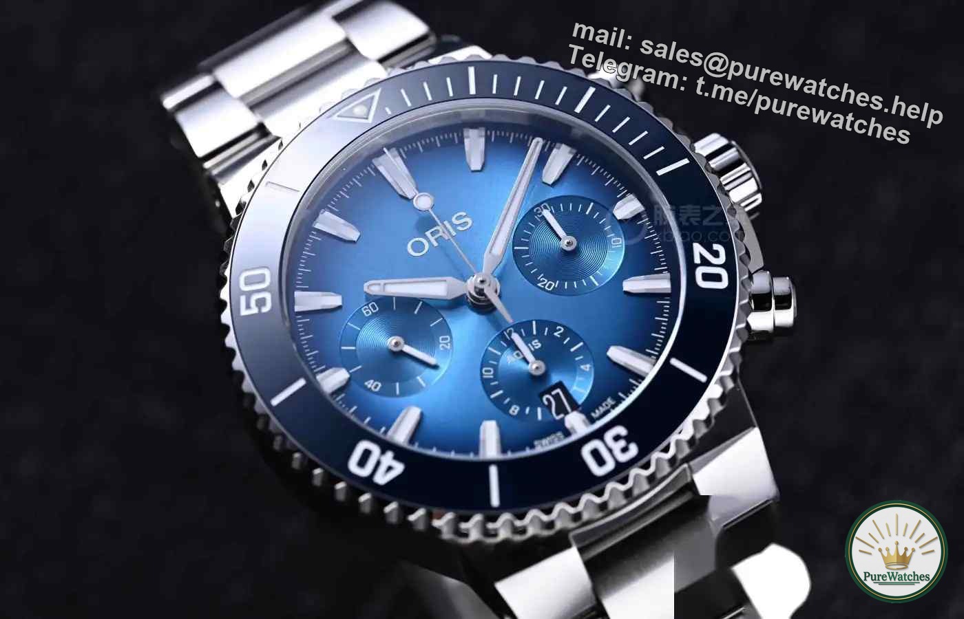 What to buy with a budget of 30,000? Oris AQUIS chronograph dismantled, 300 meters waterproof is too hardcore!