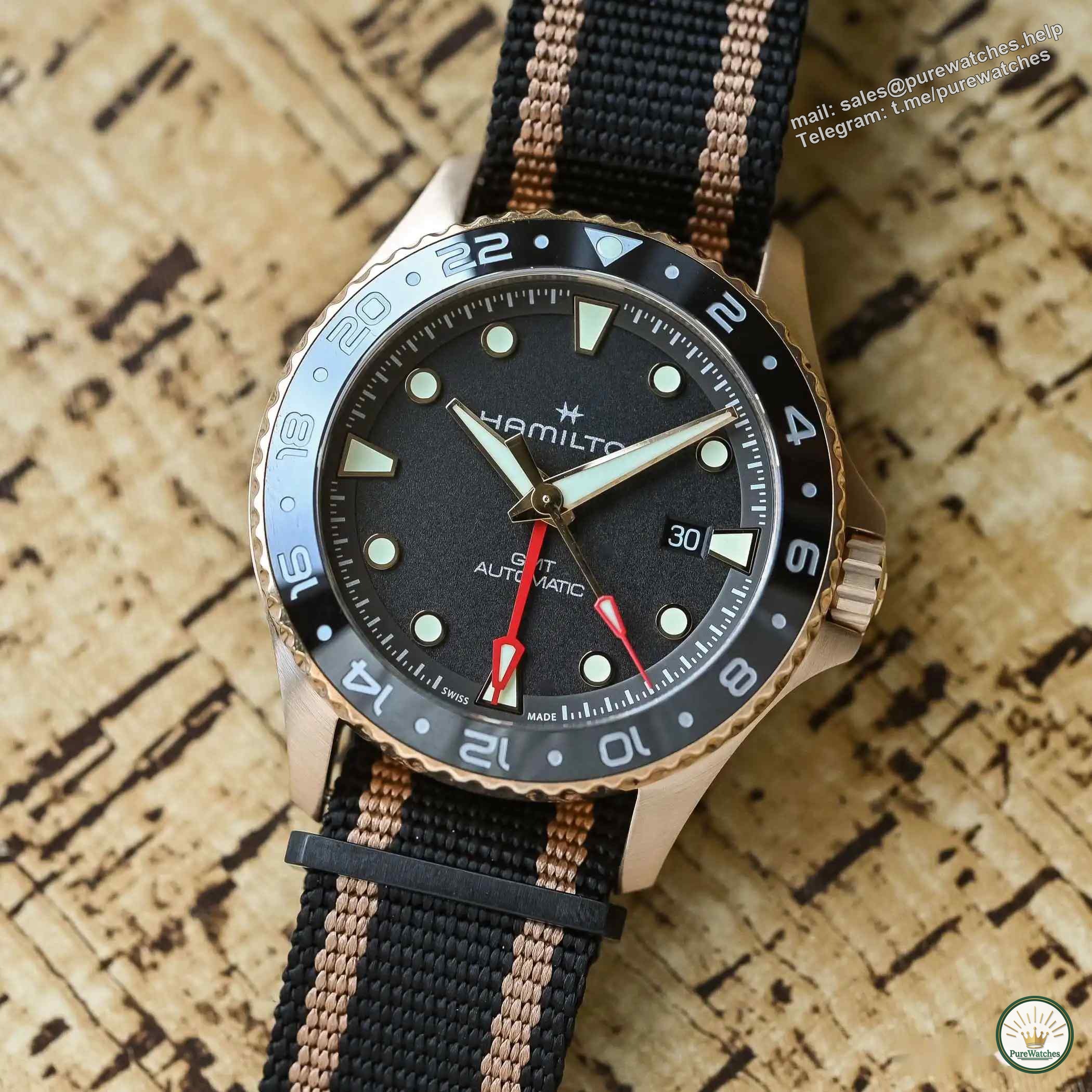 300 meters waterproof + True GMT! Hamilton’s new 2025 Khaki Navy diving watch has 80 hours of power!