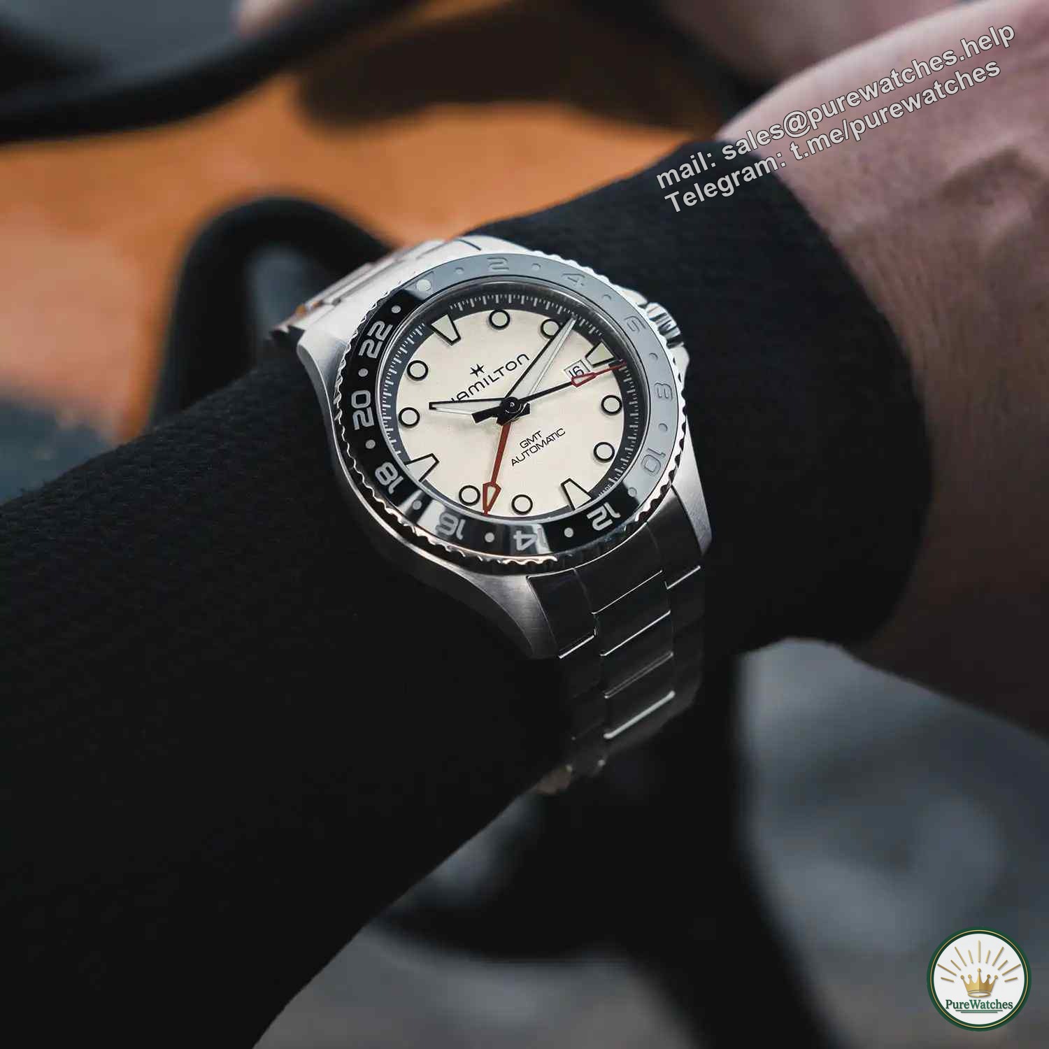 300 meters waterproof + True GMT! Hamilton’s new 2025 Khaki Navy diving watch has 80 hours of power!