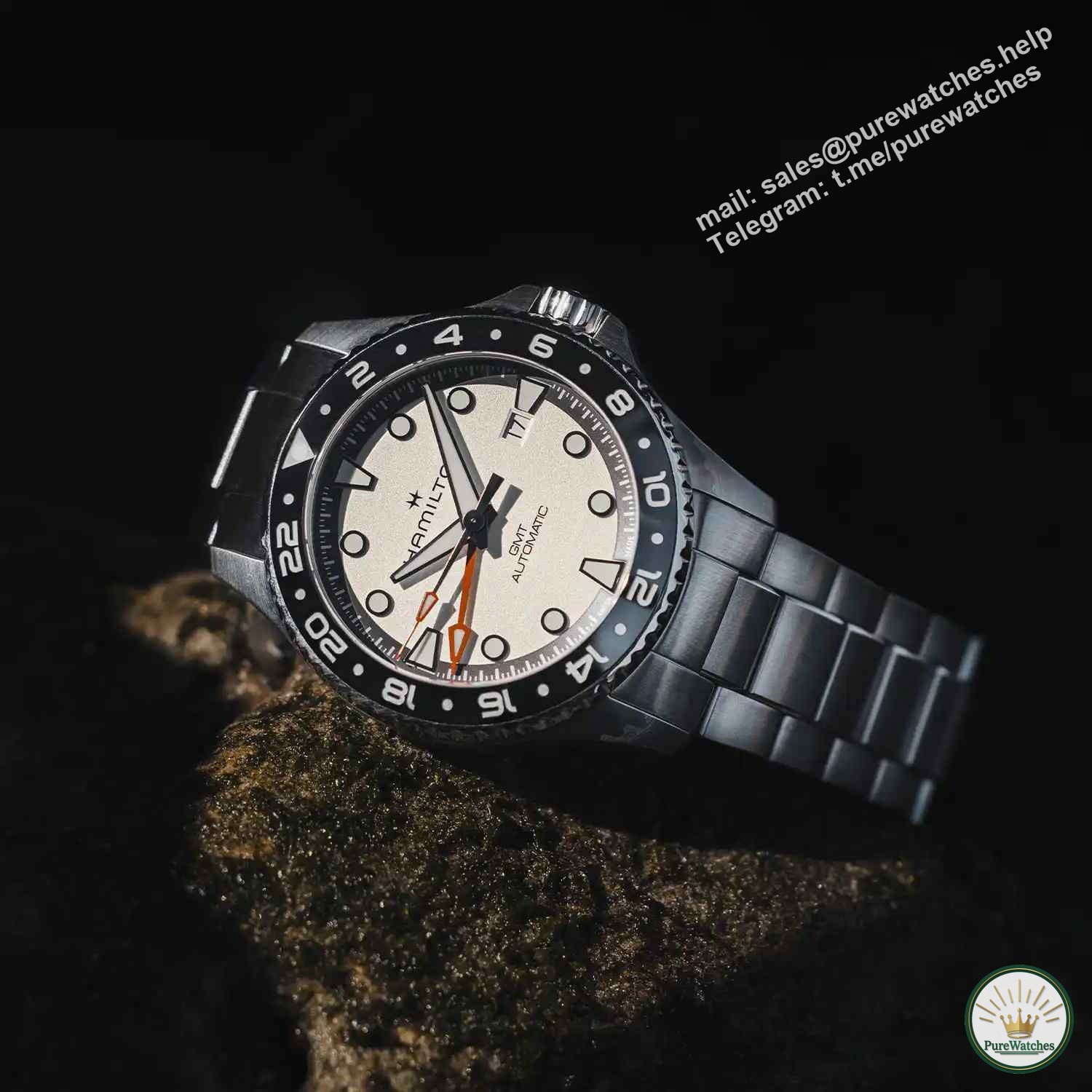 300 meters waterproof + True GMT! Hamilton’s new 2025 Khaki Navy diving watch has 80 hours of power!