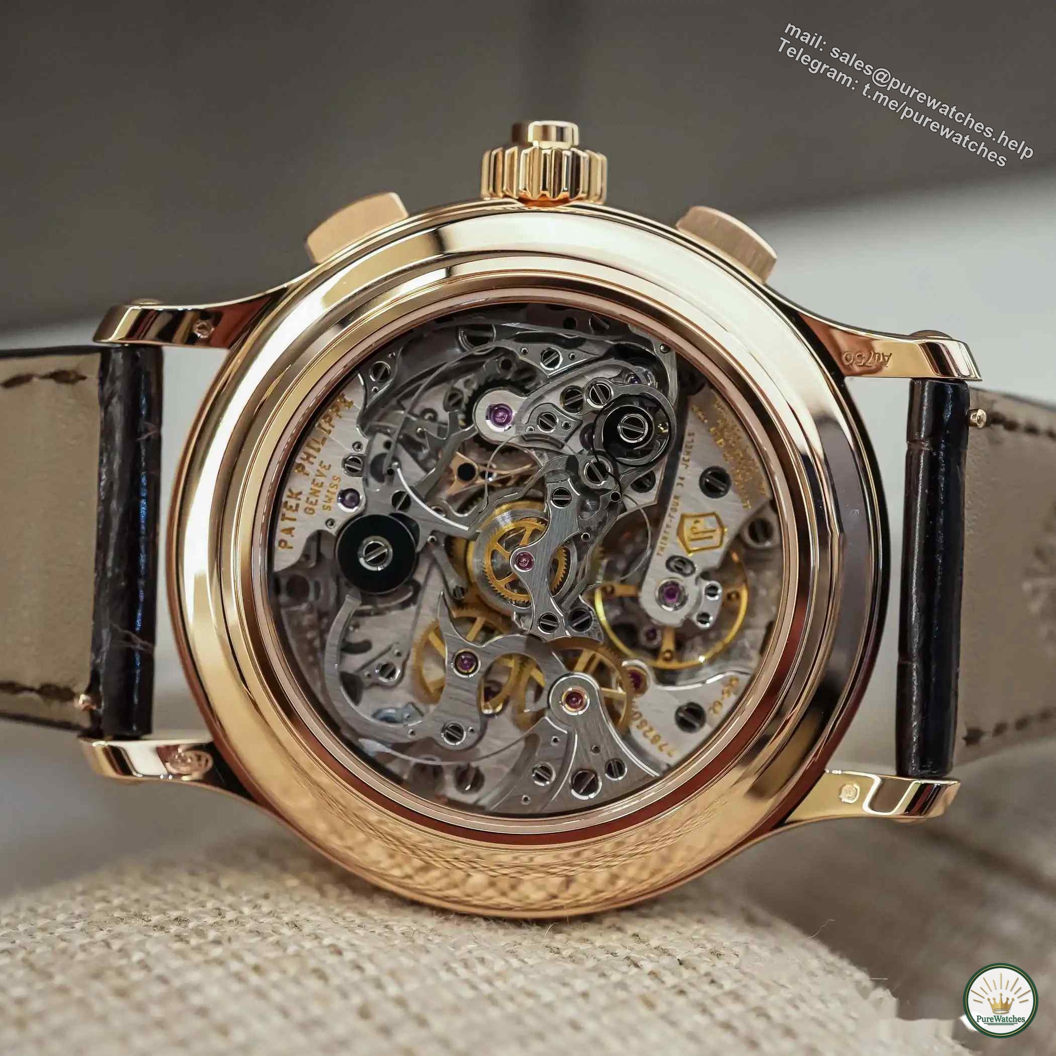 Biao Wang’s new work! Patek Philippe 5370R rose gold rattrapante watch is launched, with 6 open flame enamels that are breathtakingly beautiful!