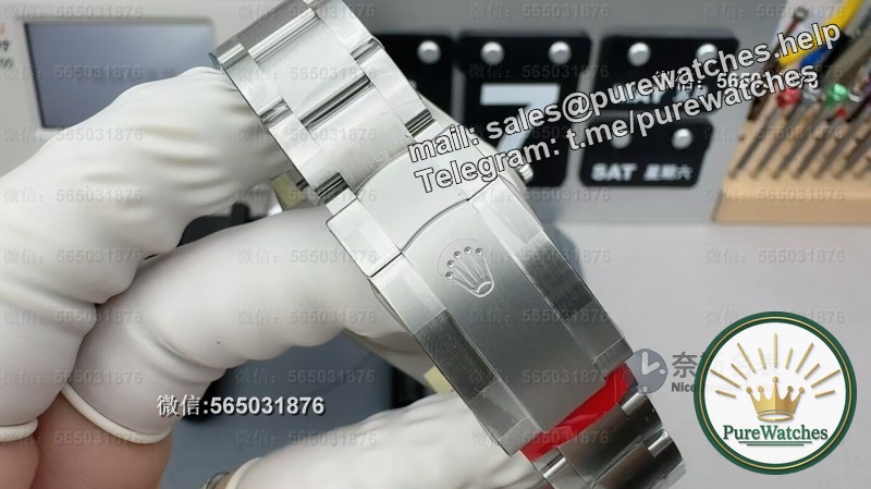 VS factory Rolex Perpetual Tiffany Bubble Disc measured, Dandong 3235 movement is as stable as an old dog!