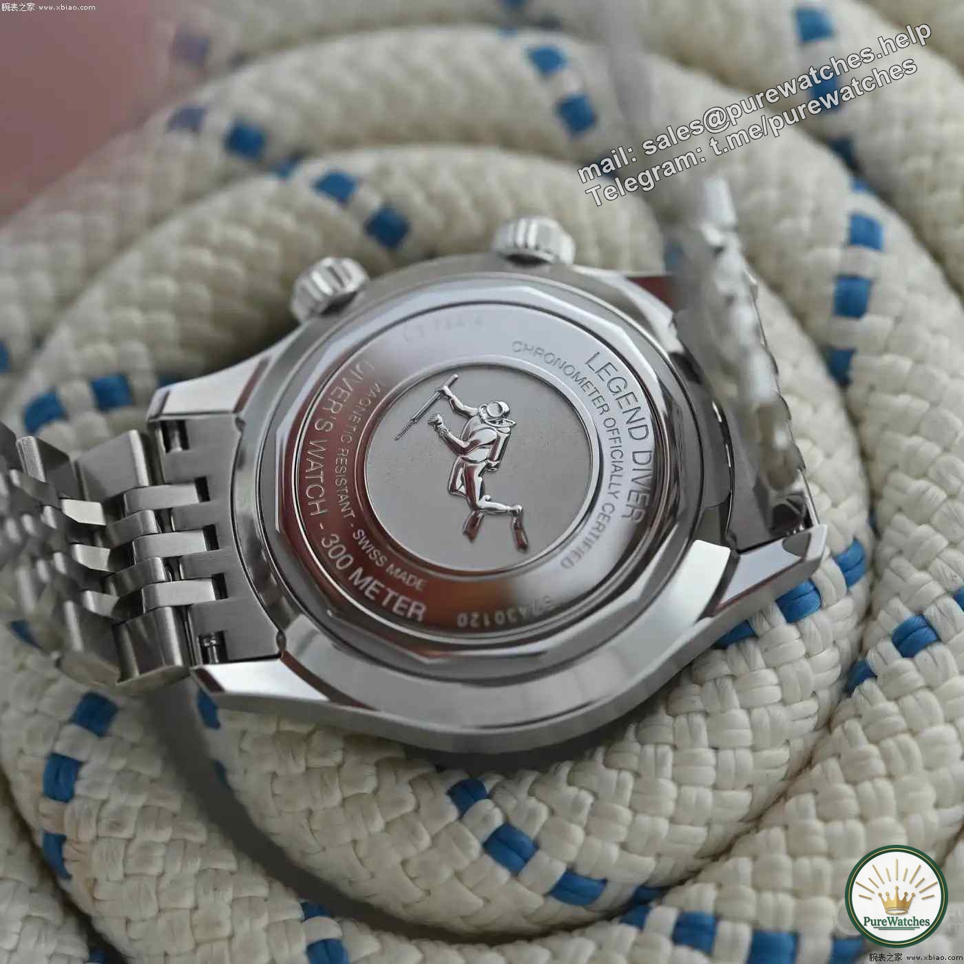 A must-see for vintage watch fans! The Longines Legend Diver white dial version is on the market, and the double crown design restores the 1959 classic!