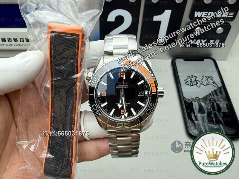A must-see for dive watch enthusiasts! VS Factory Omega Quarter Orange Tested, No Pressure in Swimming and Bathing