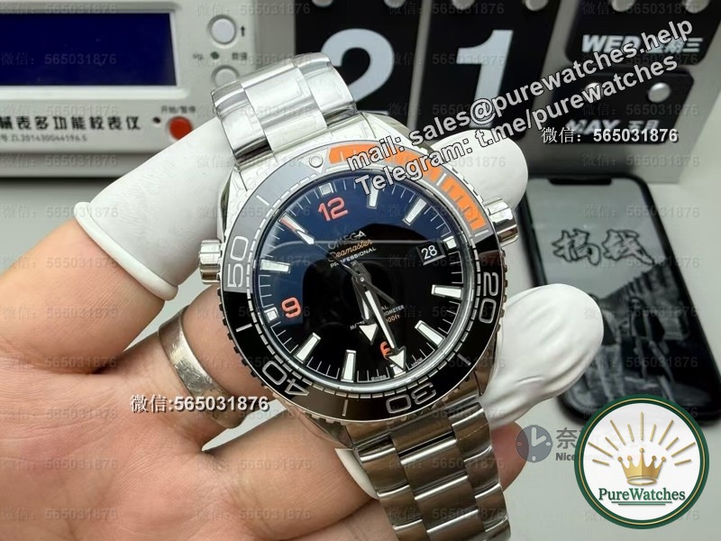 A must-see for dive watch enthusiasts! VS Factory Omega Quarter Orange Tested, No Pressure in Swimming and Bathing