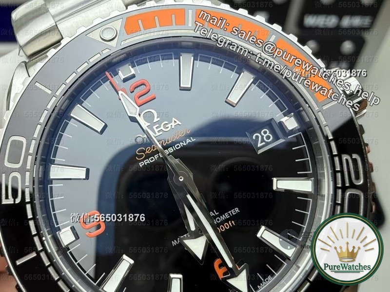 A must-see for dive watch enthusiasts! VS Factory Omega Quarter Orange Tested, No Pressure in Swimming and Bathing