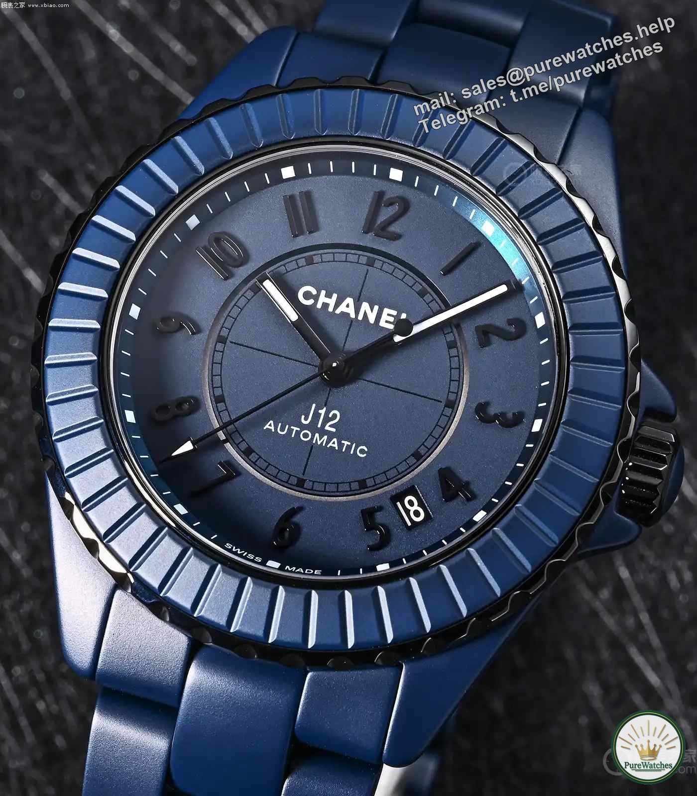 Jewelry quality watch! Actual measurement of Chanel J12 blue ceramic, what is the price of the 12 sapphire hour markers?