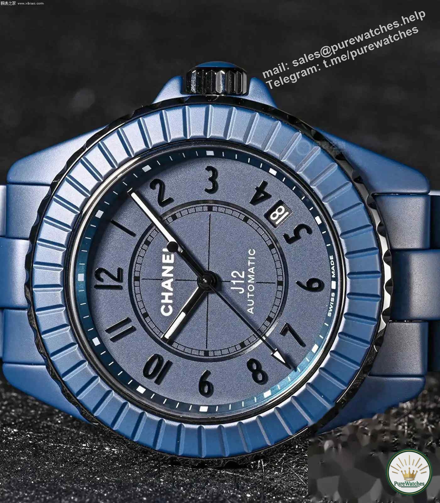 Jewelry quality watch! Actual measurement of Chanel J12 blue ceramic, what is the price of the 12 sapphire hour markers?