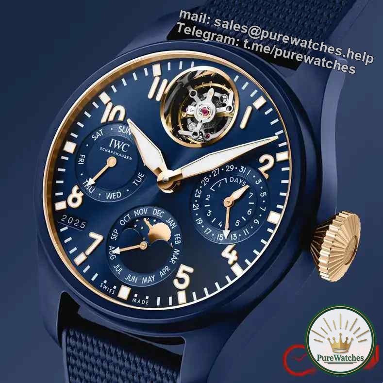 Only an error of 1 day in 577 years! IWC Little Prince Blue Ceramic Tourbillon Limited Edition Shockingly Released
