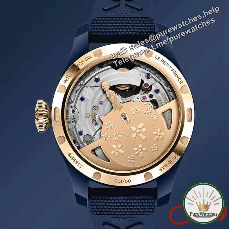 Only an error of 1 day in 577 years! IWC Little Prince Blue Ceramic Tourbillon Limited Edition Shockingly Released