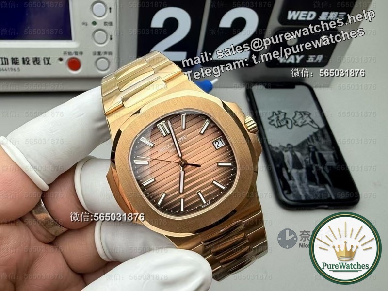 Zero bad reviews are coming! The most detailed disassembly analysis of the 3K factory Patek Philippe Nautilus 5711 rose gold on the Internet