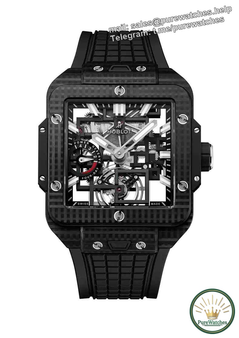 The most explosive square watch in 2025! Hublot Square Bang tourbillon measured, full right-angle movement subverts tradition