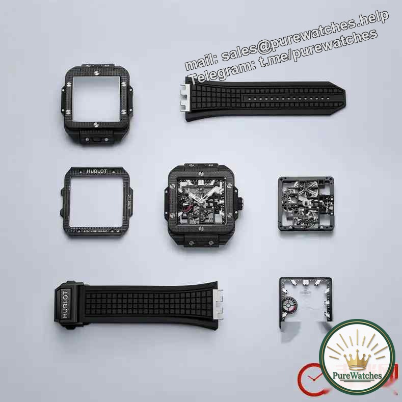 The most explosive square watch in 2025! Hublot Square Bang tourbillon measured, full right-angle movement subverts tradition