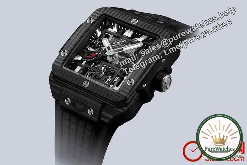 The most explosive square watch in 2025! Hublot Square Bang tourbillon measured, full right-angle movement subverts tradition