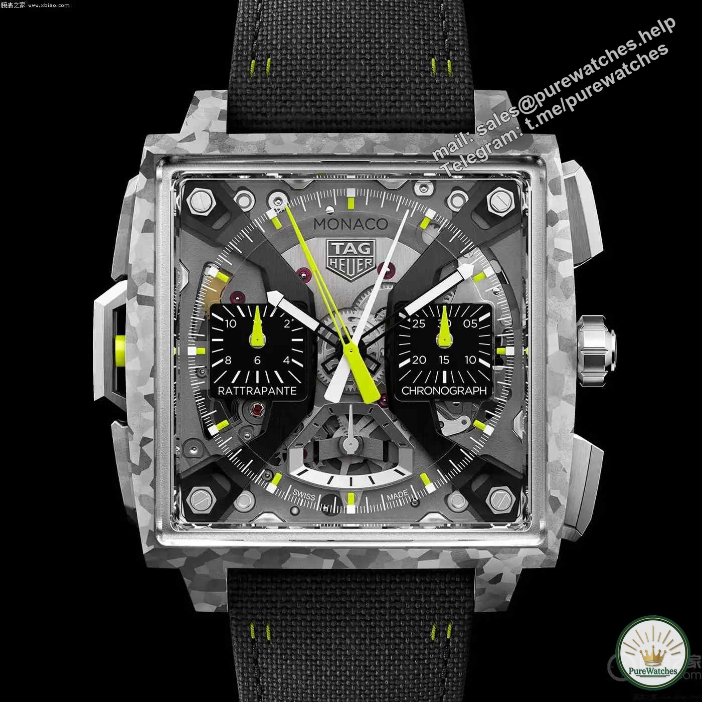 1.26 million! TAG Heuer releases TH-Titanium Monaco, the texture is so explosive!